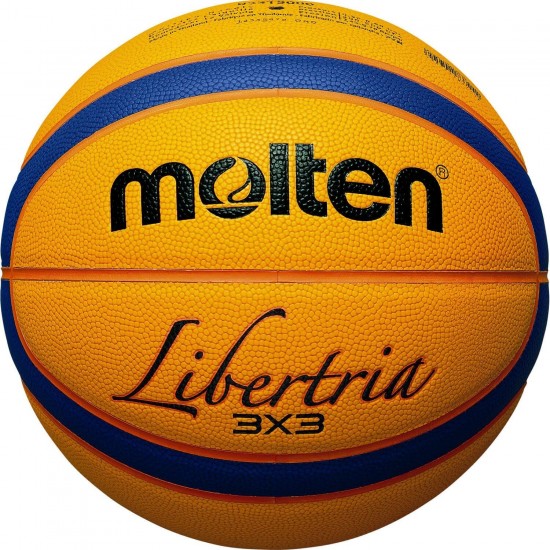 Баскетбольний м'яч MOLTEN Libertria B33T5000 3x3 FIBA, розмір 6