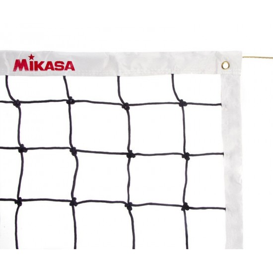 Сітка волейбольна Mikasa C-1417 з металевим тросом та сумкою