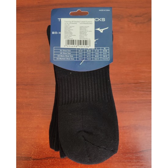 Спортивні шкарпетки Mizuno Training 3P Socks 32GX6A54-09 Спортивні шкарпетки Mizuno Training 3P Socks 32GX6A54-09