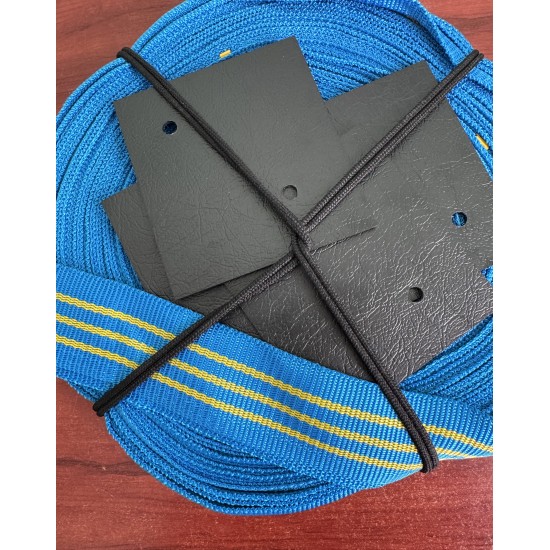 Розмітка майданчика для пляжного волейболу (синьо-жовта) Розмітка майданчика для пляжного волейболу (синьо-жовта)