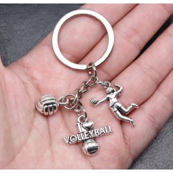 Брелок-підвіска "Я люблю волейбол" (I love volleyball) 3в1
